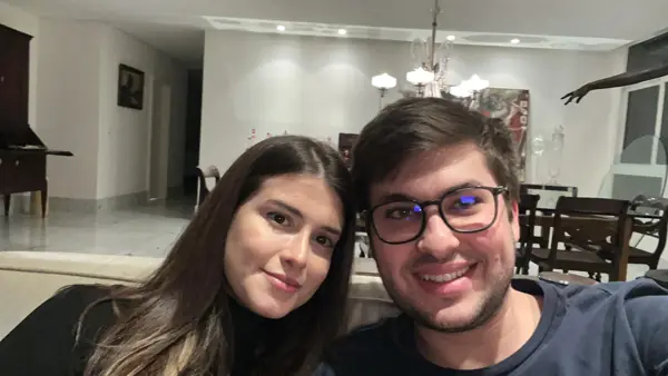 Um momento juntos em casa